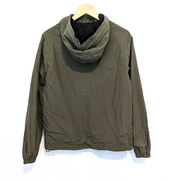 Animal Ski Brand Windbreaker Jacket Size S Olive Green - Picture 2 of 12